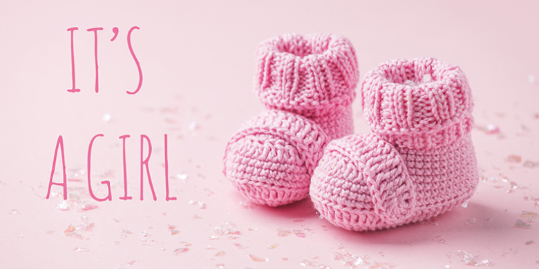 Our second grandchild was born to my daughter last Wednesday and it was a GIRL!