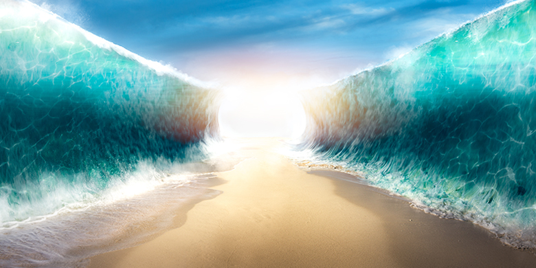 When G-d split the sea, He showed his complete control over nature
