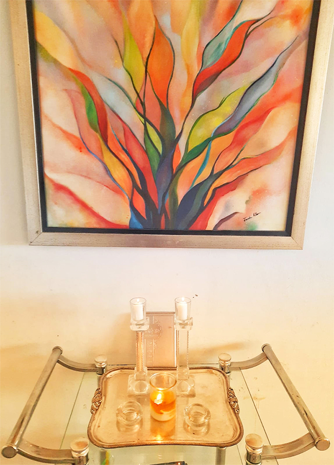Burning Bush painting