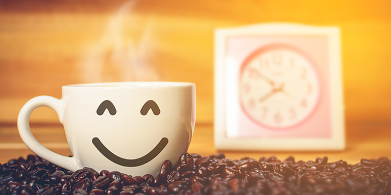 Of course, a good cup of coffee always helps!