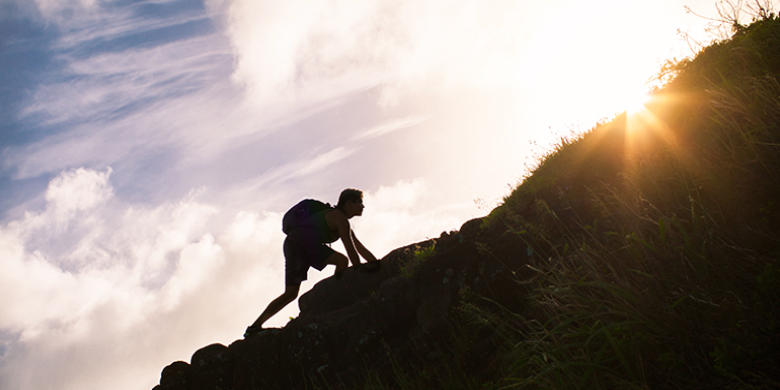 One has to strive to ascend and progress despite the difficulties!