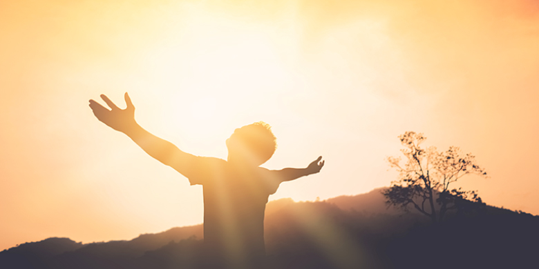 One should pray there with joy and happiness!