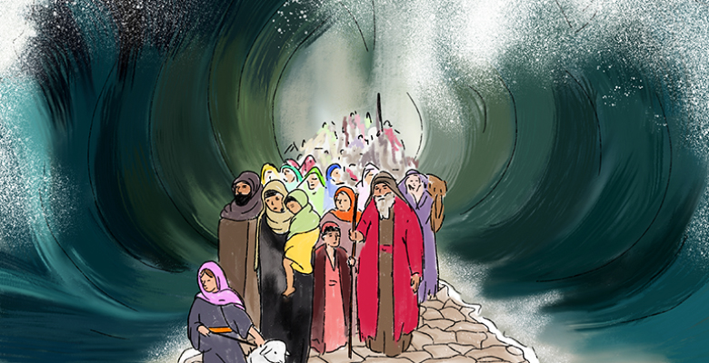 When the Israelites reached the bank of the Red Sea, the sea saw Yosef HaTzaddik’s coffin