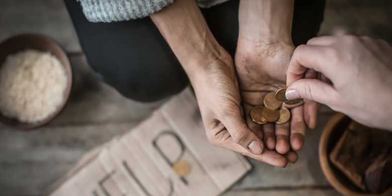 The commandment to give charity is the solution for achieving proper humility!