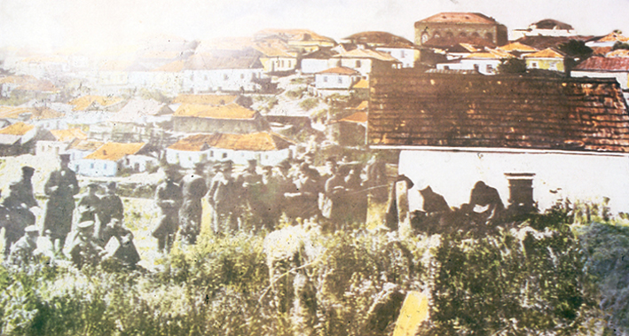 La tumba del Rebe Najman de Breslov en Uman en el año 1922, el año de su nacimiento